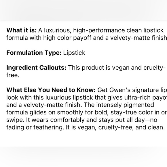 GXVE Original Me Matte Lipstick - Picture 5 of 5